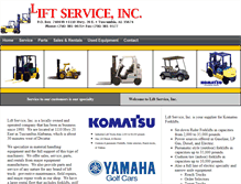 Tablet Screenshot of liftserviceinc.com